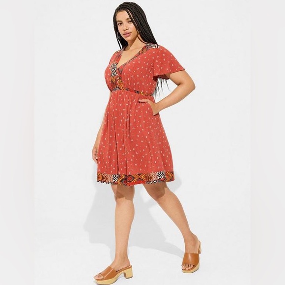 Red torrid dress size 00 - Picture 1 of 7